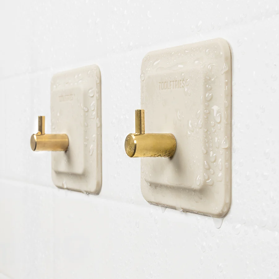 The Arnold Shower Hook Sand (2 Pack) - Image 3